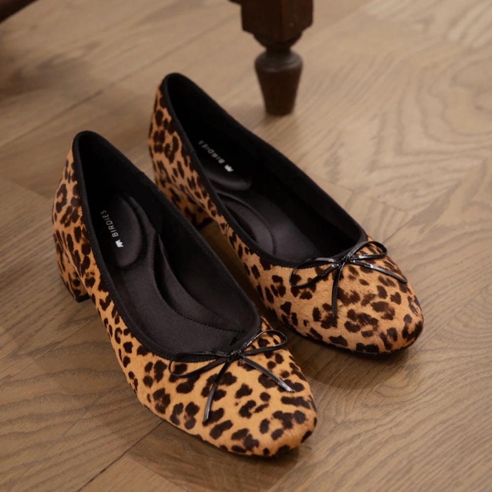 Birdies The Hummingbird 30 Heels- Leopard Calf Hair Print- Size 10- Retails $205 - Picture 2 of 7